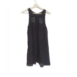 Free People Navy Lace Swing Dress Size Small